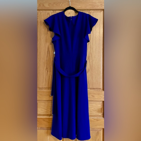 DKNY Royal Blue Midi Dress - Picture 7 of 9